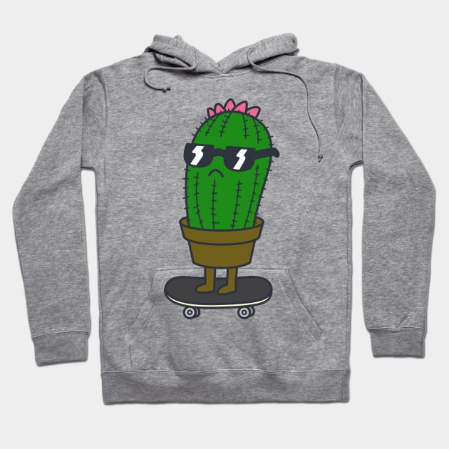 Cactus Skate Hoodie by rudypagnel